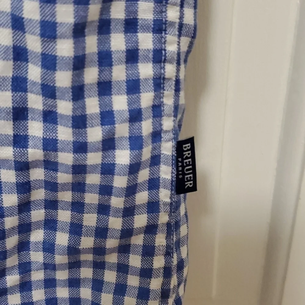 Breuer blue/white checkered s/sleeve shirt - Picture 3 of 8